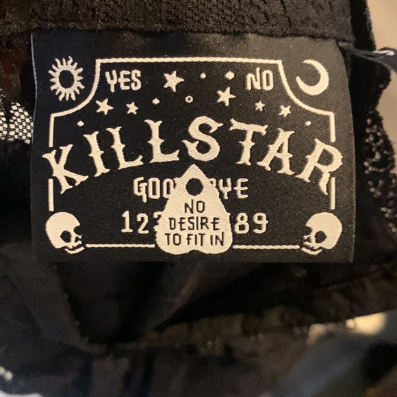 Morte Mistress Top [B] - S / Black gothic top preowned - Picture 3 of 10